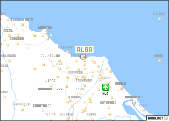 map of Alba