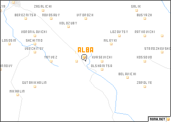 map of Alʼba