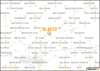 map of Albeck