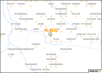 map of Albeïd