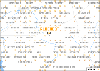 map of Albenedt