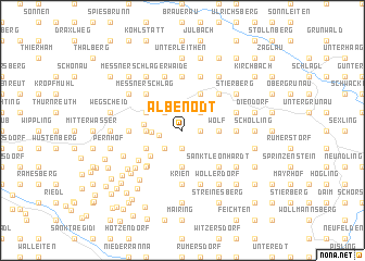 map of Albenödt