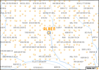 map of Alben