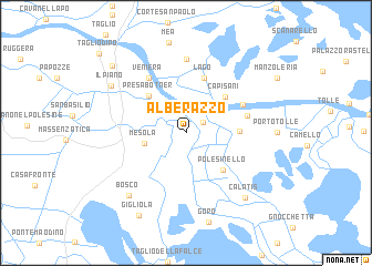 map of Alberazzo