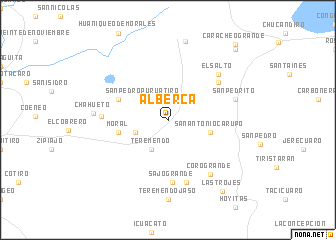 map of Alberca