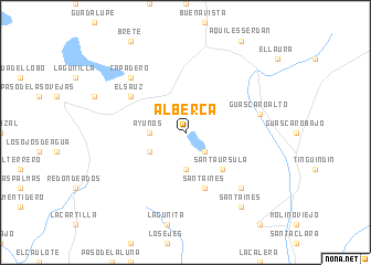 map of Alberca