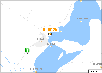 map of Alberdi