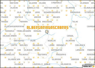 map of Albergaria das Cabras