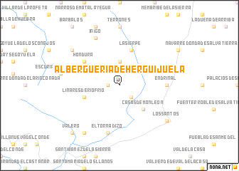 map of Alberguería de Herguijuela