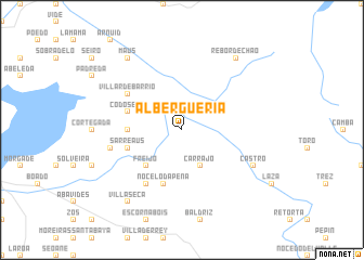 map of Alberguería