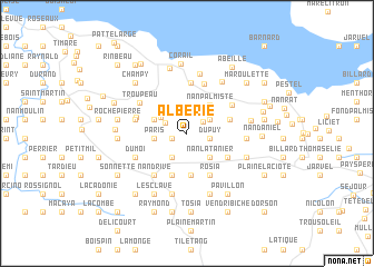 map of Albèrie