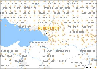 map of Alberloch