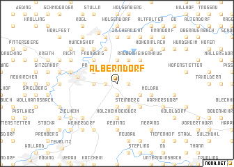 map of Alberndorf