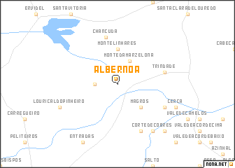 map of Albernoa