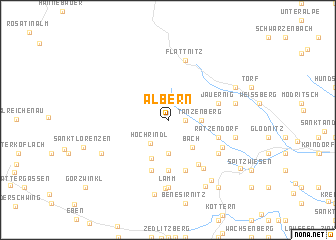 map of Albern