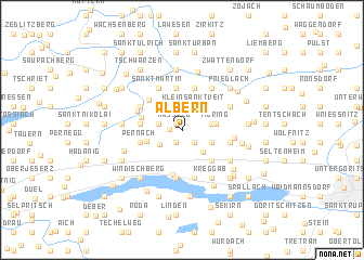 map of Albern