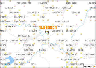 map of Alberoda