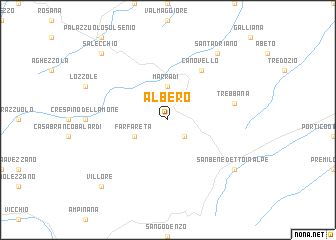 map of Albero