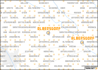 map of Albersdorf