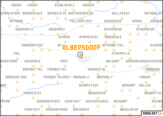 map of Albersdorf