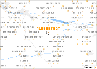 map of Alberstedt