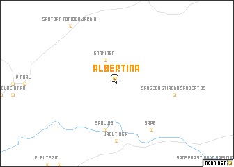 map of Albertina