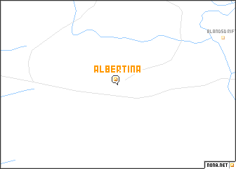 map of Albertina