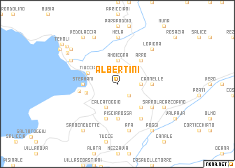 map of Albertini