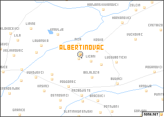 map of Albertinovac