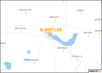 map of Albert Lea