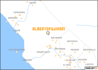 map of Alberto Fujimori