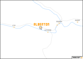 map of Alberton