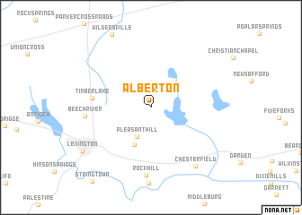 map of Alberton