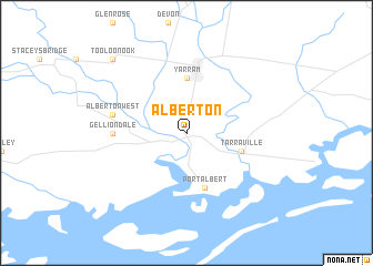 map of Alberton