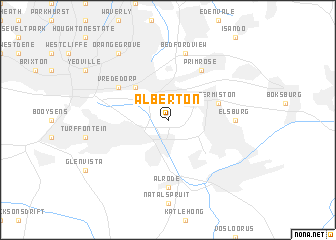 map of Alberton