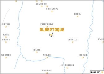 map of Albertoque