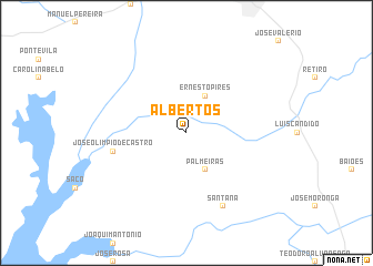 map of Albertos