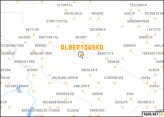 map of Albertowsko