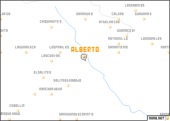 map of Alberto