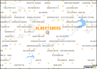 map of Albertsberg