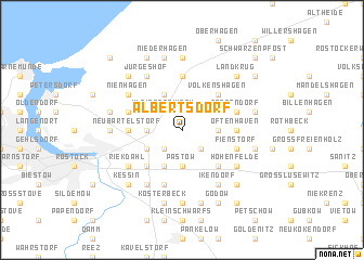 map of Albertsdorf