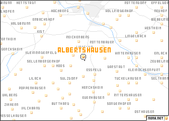 map of Albertshausen