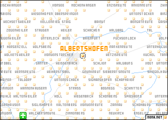 map of Albertshofen