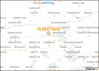 map of Albertshof