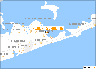 map of Alberts Landing