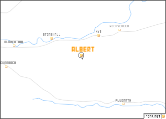 map of Albert