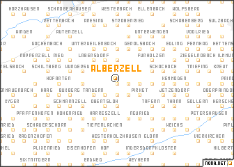 map of Alberzell