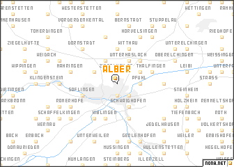 map of Alber