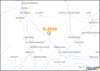 map of Albesa