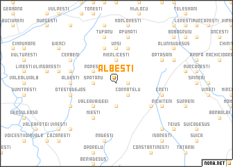 map of Albeşti